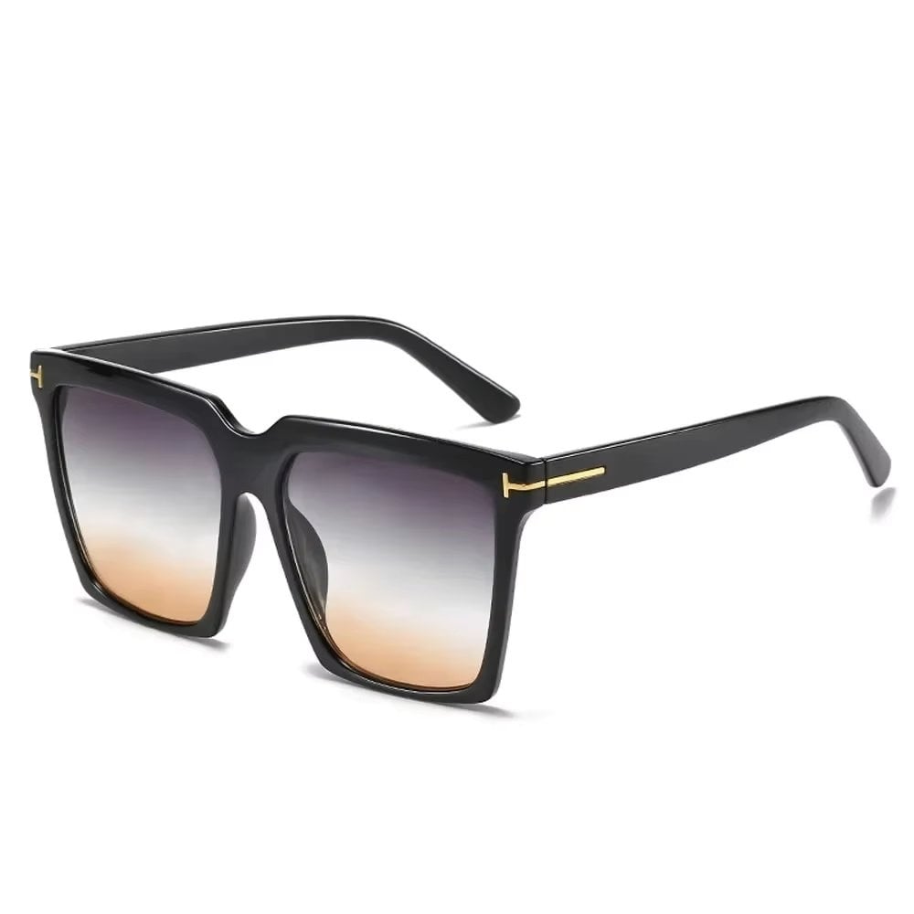 Ochelari de soare pentru femei, SG074, Negru/Multicolor - poza 1