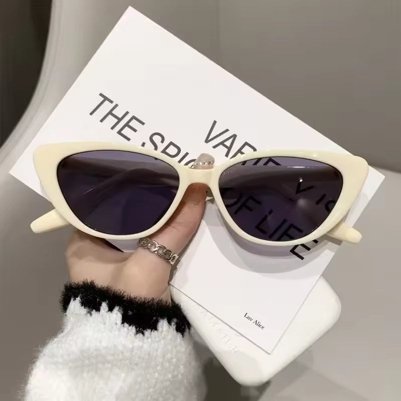 Ochelari de soare pentru femei, SG085, Alb - poza 2