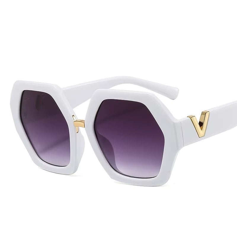 Ochelari de soare pentru femei, SG102, Alb