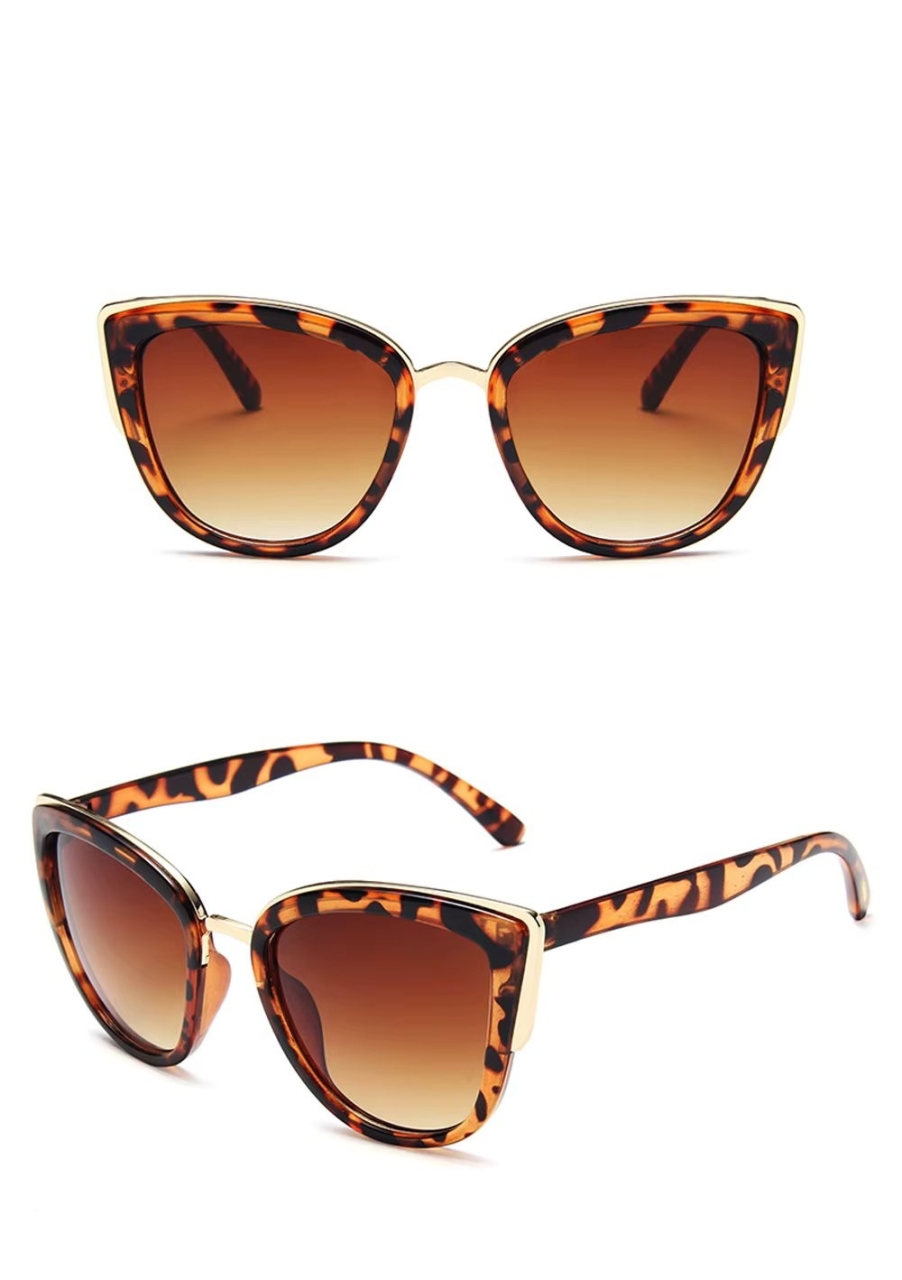 Ochelari de soare pentru femei, SG114, Leopard - poza 3