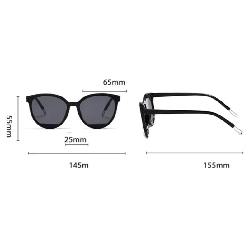 Ochelari de soare pentru femei, SG171, Gri - poza 4