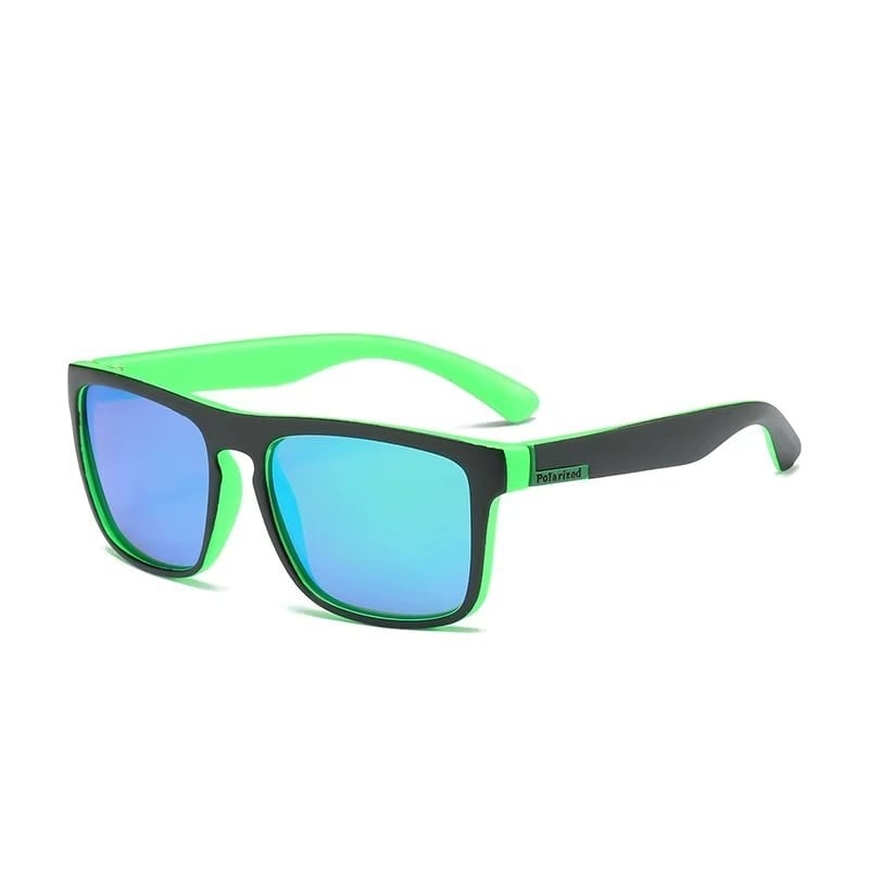 Ochelari de soare unisex, SG019, Negru/Verde - poza 1