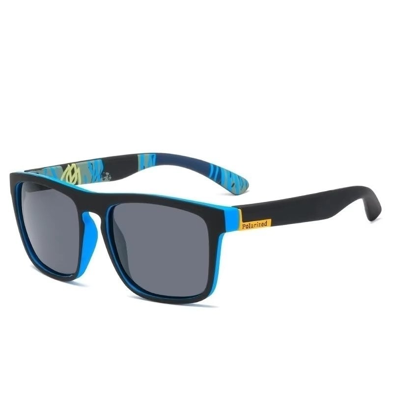 Ochelari de soare unisex, SG020, Negru/Albastru - poza 1