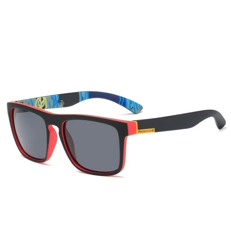 Ochelari de soare unisex, SG021, Negru/Rosu - poza 1