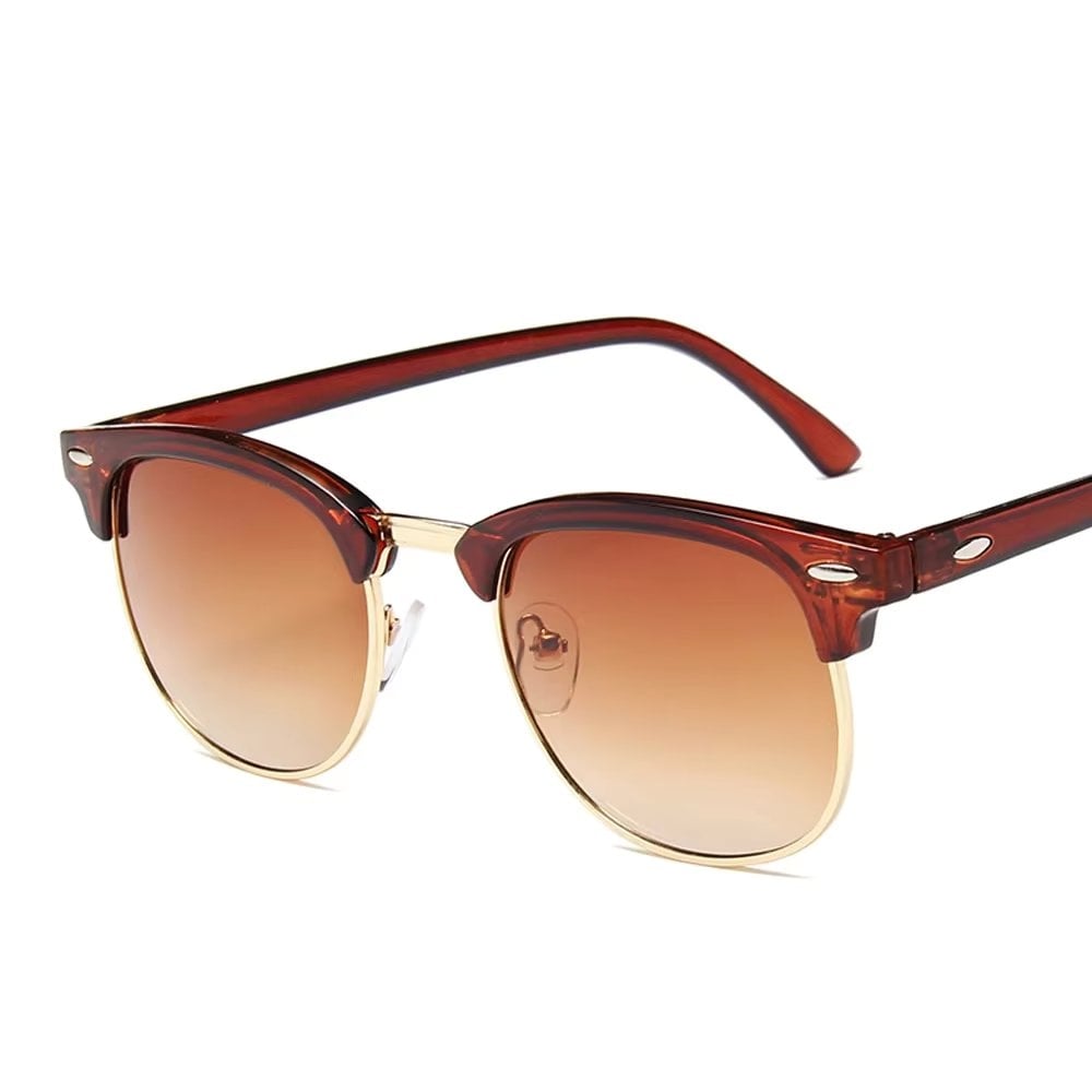 Ochelari de soare unisex, SG051, Maro - poza 1