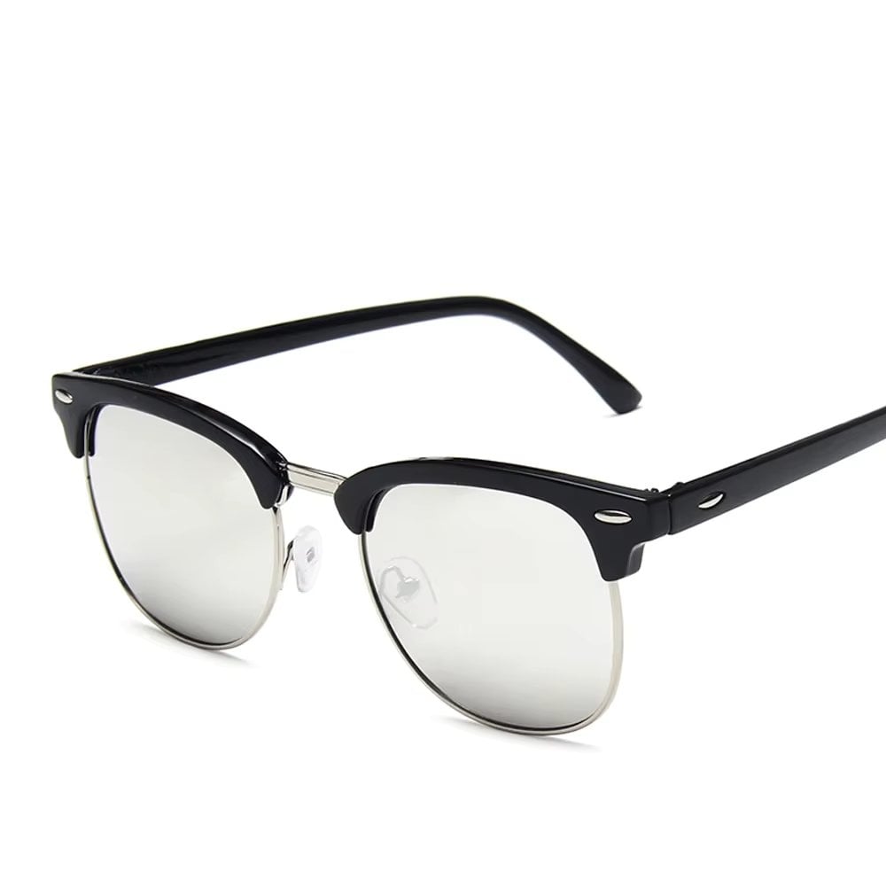 Ochelari de soare unisex, SG056, Negru/Gri - poza 1