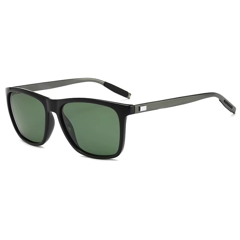 Ochelari de soare unisex, SG057, Negru/Gri inchis - poza 1