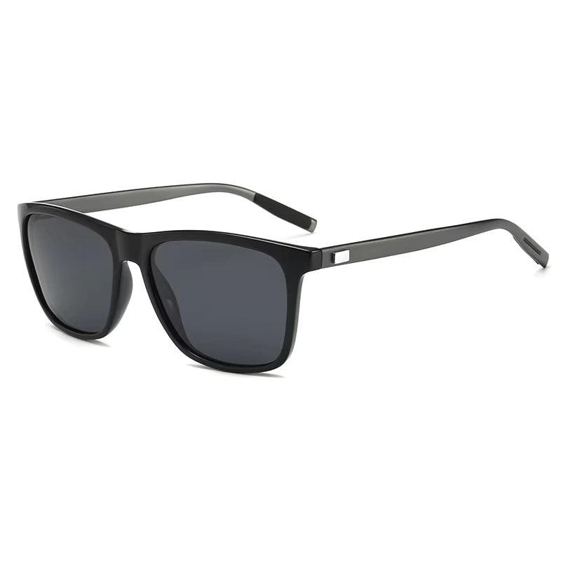 Ochelari de soare unisex, SG060, Negru/Gri inchis - poza 1
