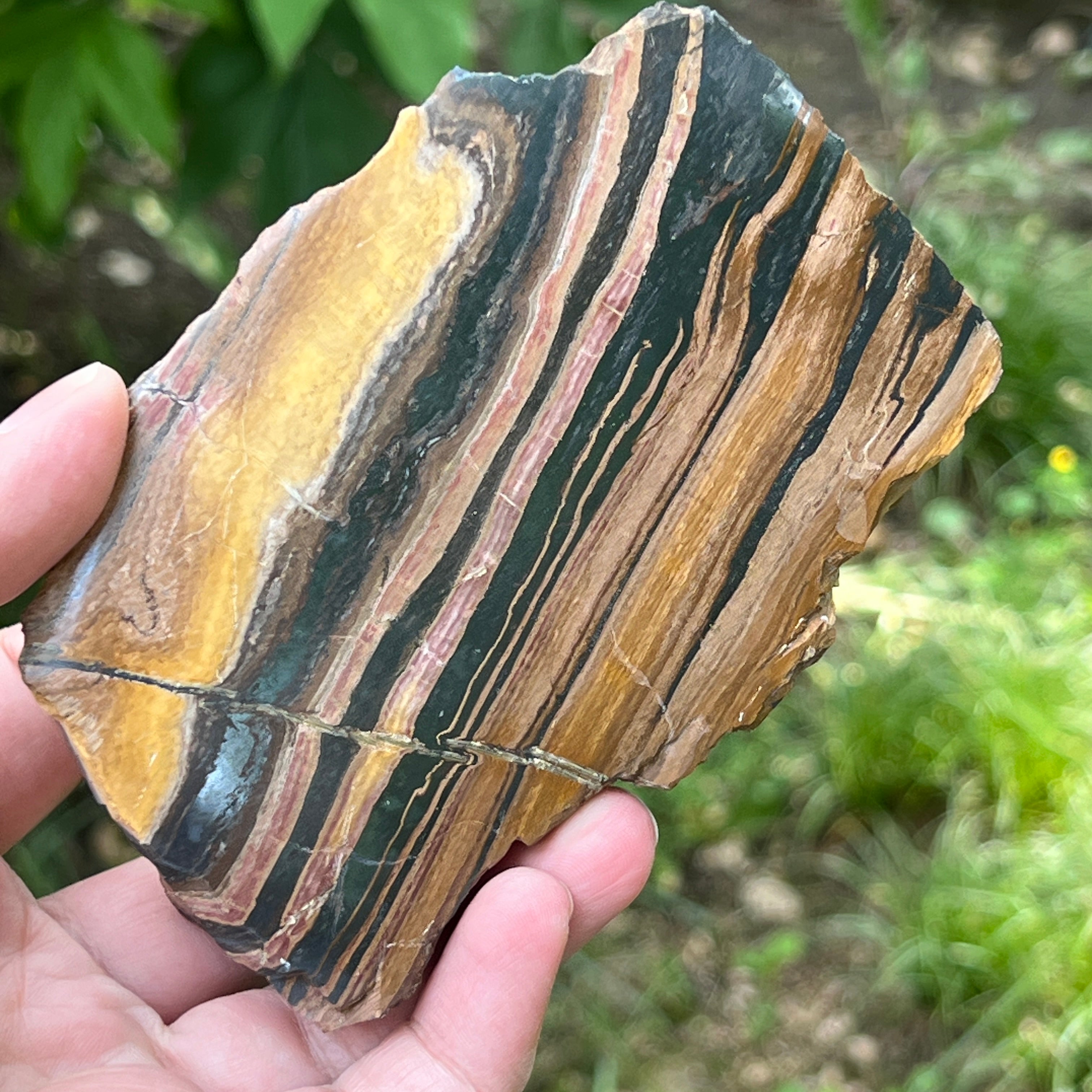 Ochi de tigru piatra bruta model 2