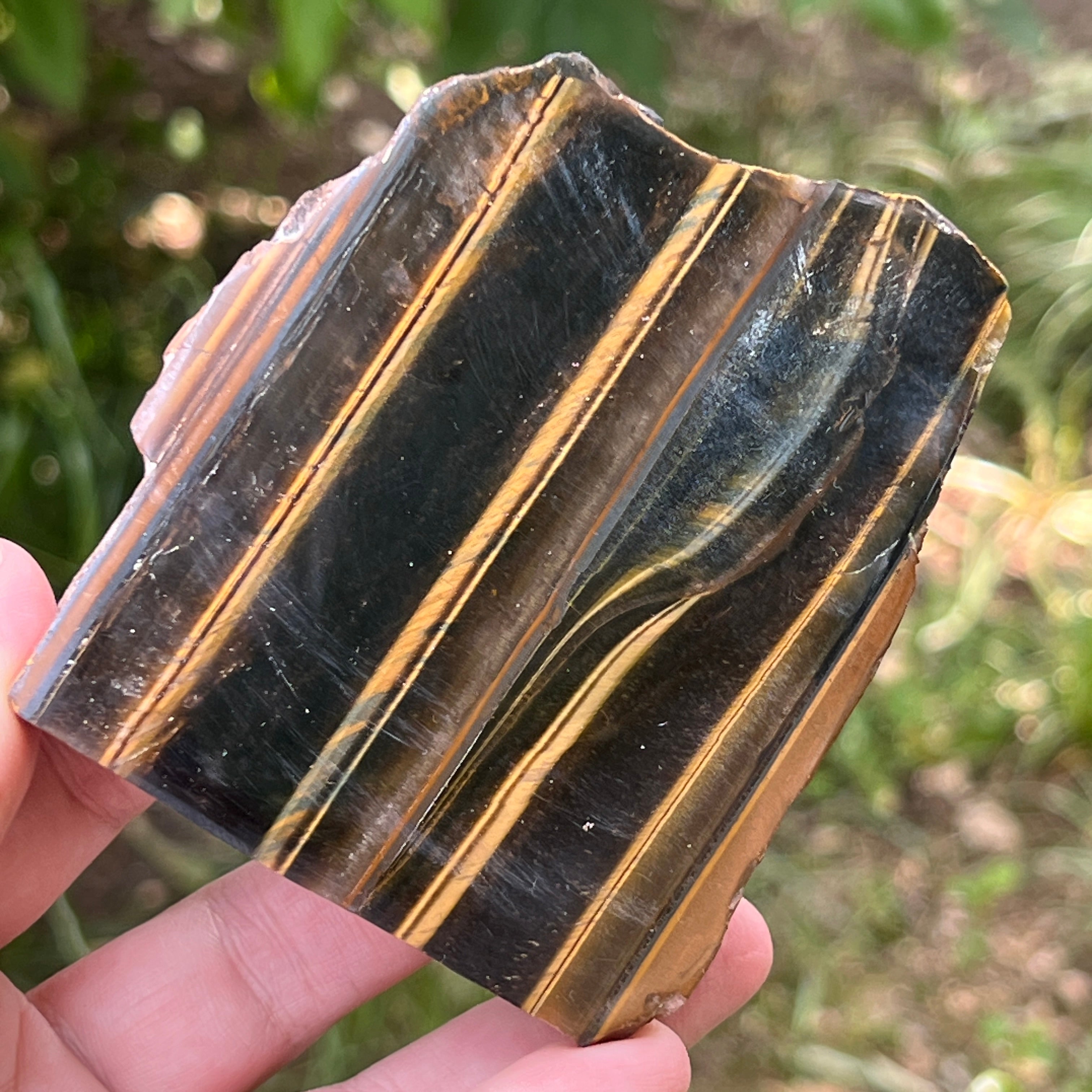 Ochi de tigru piatra bruta model 6