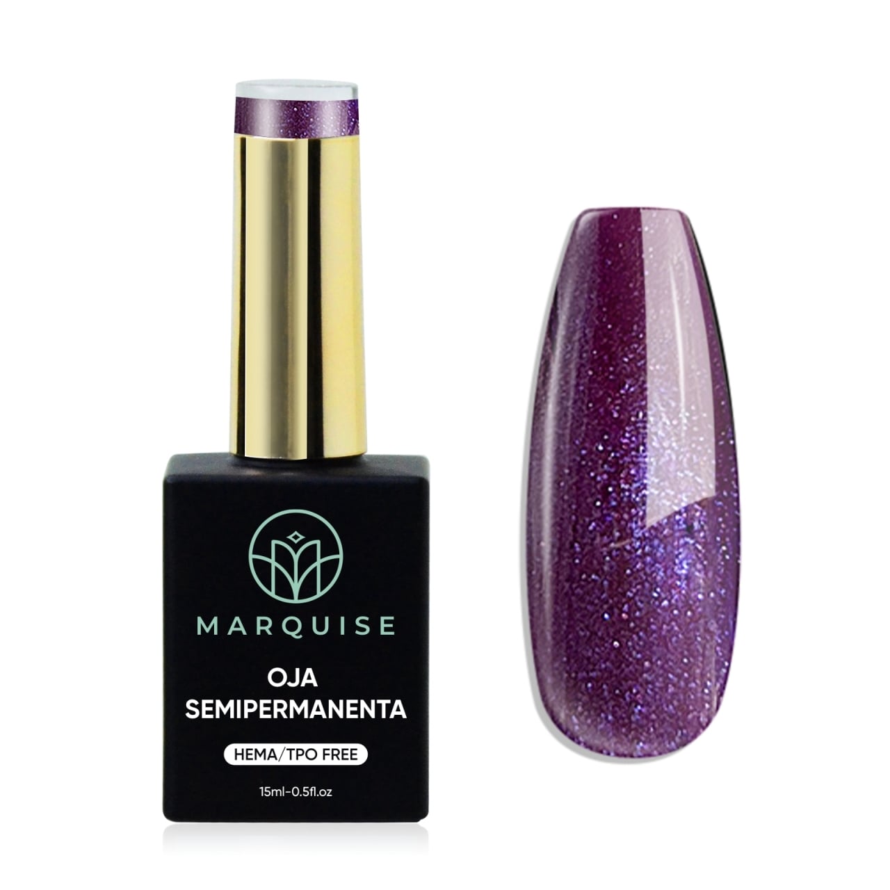Oja semipermanenta HEMA/TPO FREE, Marquise, Fantasy J1060, 15 ml - poza 1
