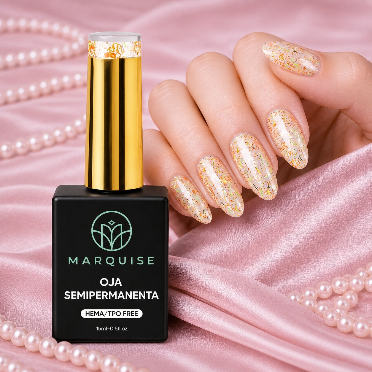 Oja semipermanenta HEMA/TPO FREE, Marquise, Fantasy J1069, 15 ml - poza 2
