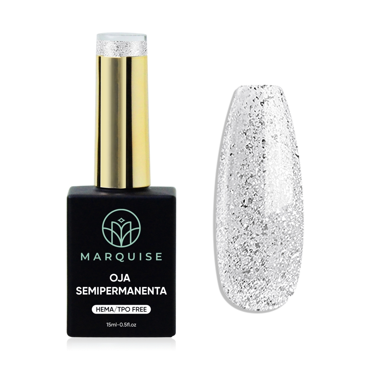 Oja semipermanenta HEMA/TPO FREE, Marquise, Fantasy J1070, 15 ml - poza 1