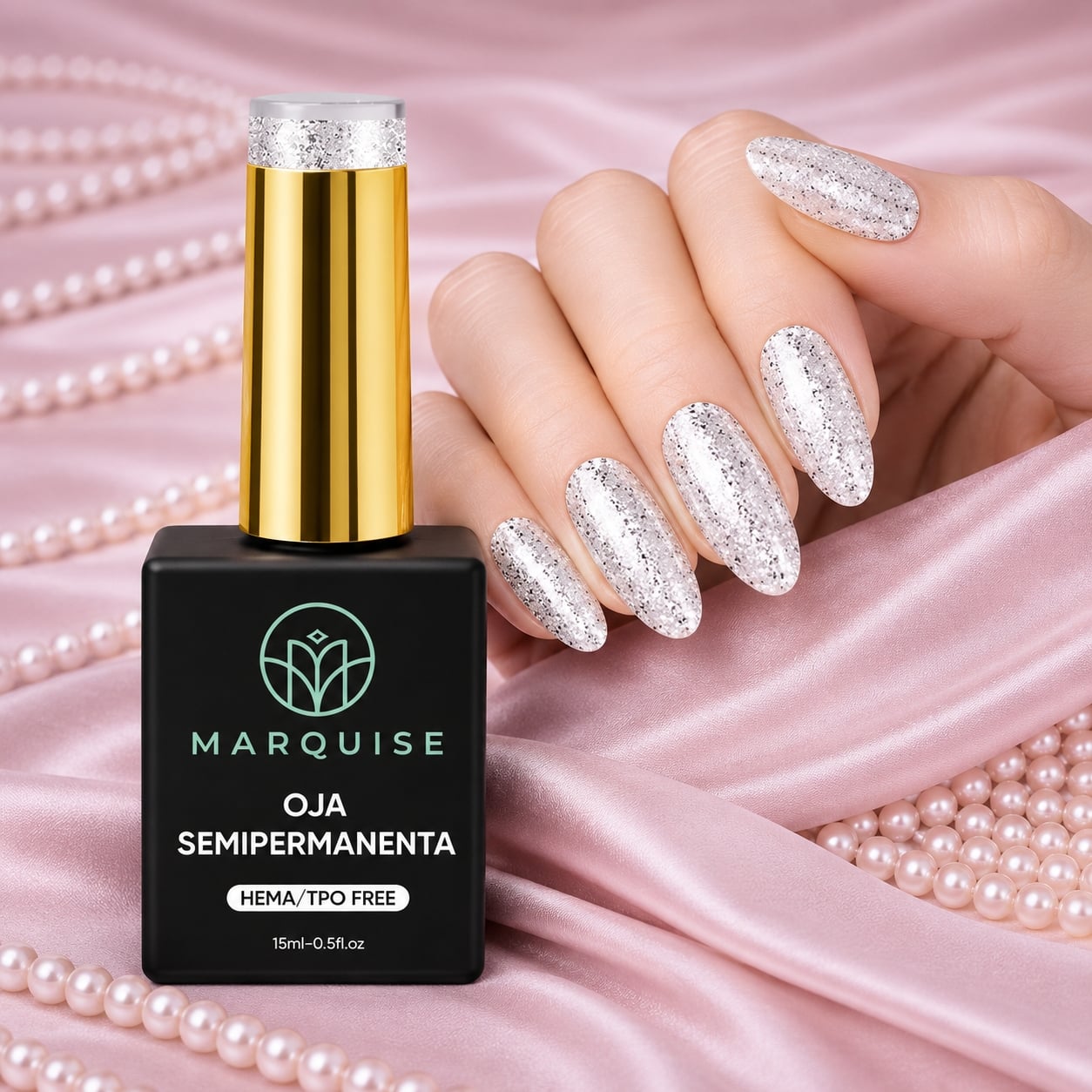 Oja semipermanenta HEMA/TPO FREE, Marquise, Fantasy J1070, 15 ml - poza 2