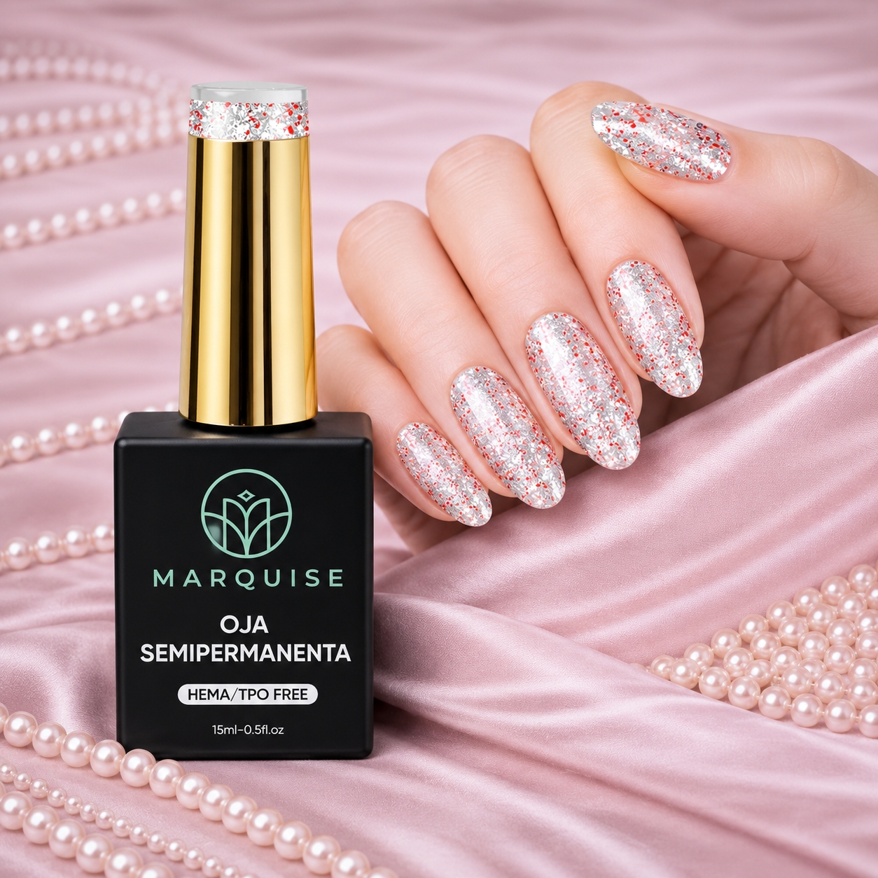 Oja semipermanenta HEMA/TPO FREE, Marquise, Fantasy J1072, 15 ml - poza 2
