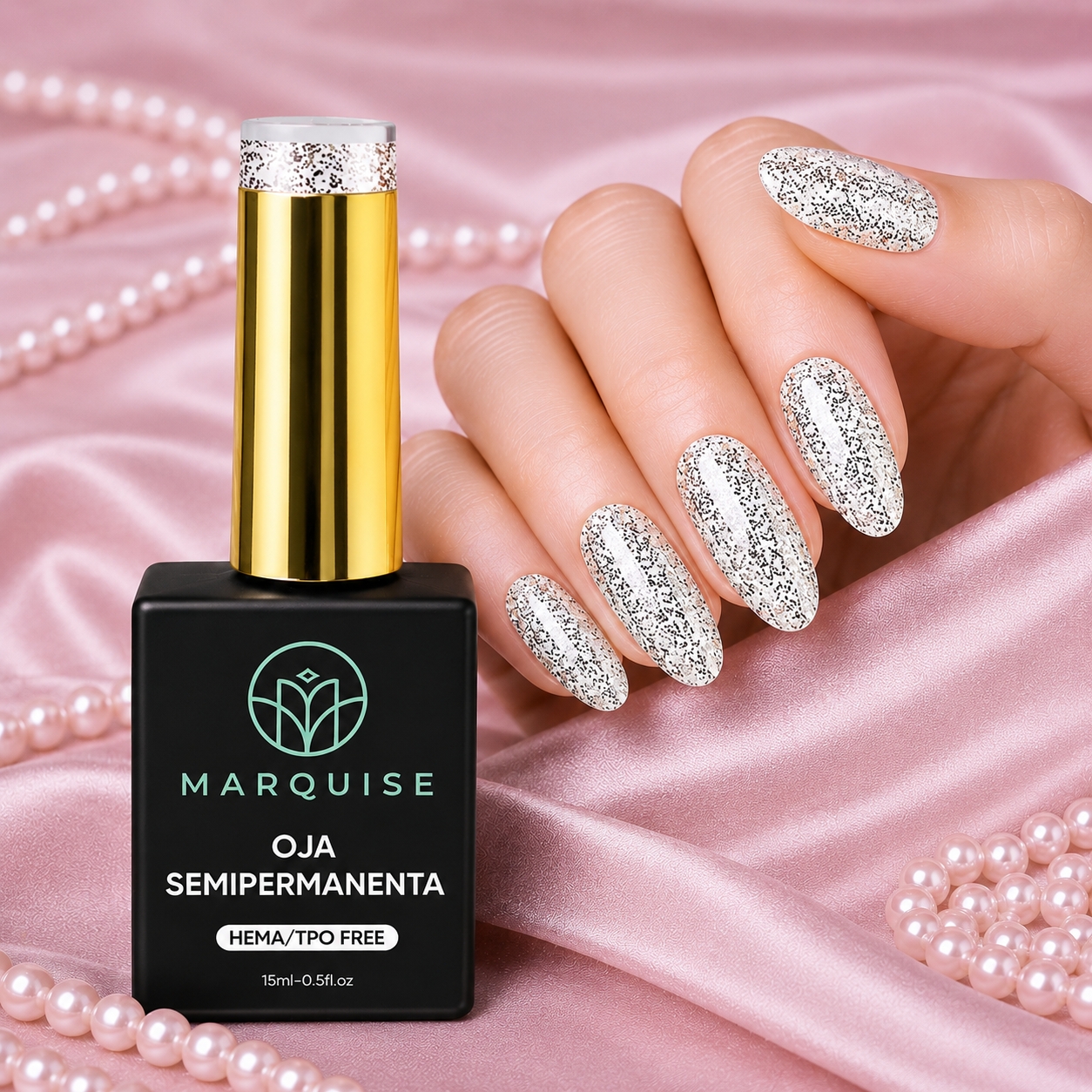 Oja semipermanenta HEMA/TPO FREE, Marquise, Fantasy J1088, 15 ml - poza 2