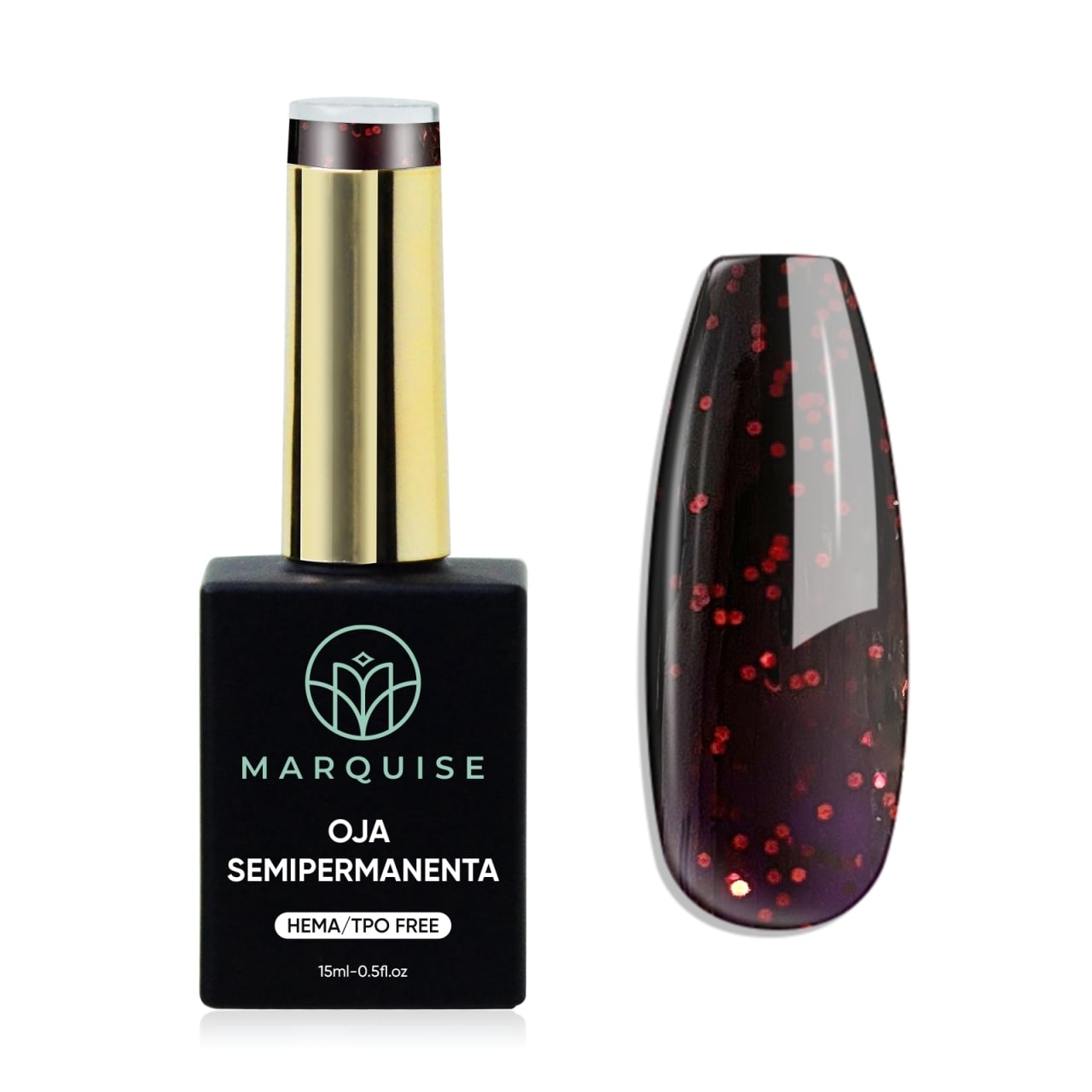 Oja semipermanenta HEMA/TPO FREE, Marquise, Fantasy J1121, 15 ml - poza 1