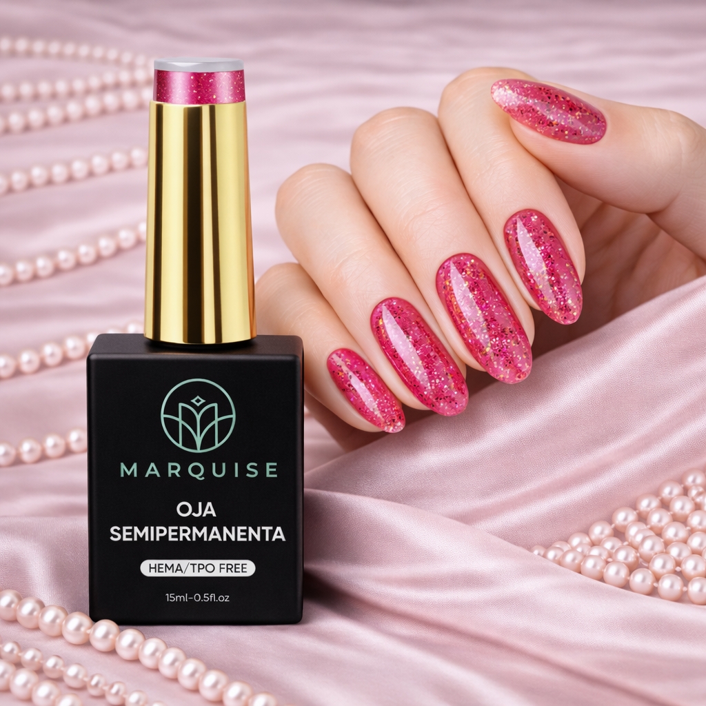 Oja semipermanenta HEMA/TPO FREE, Marquise, Fantasy J1128, 15 ml - poza 2