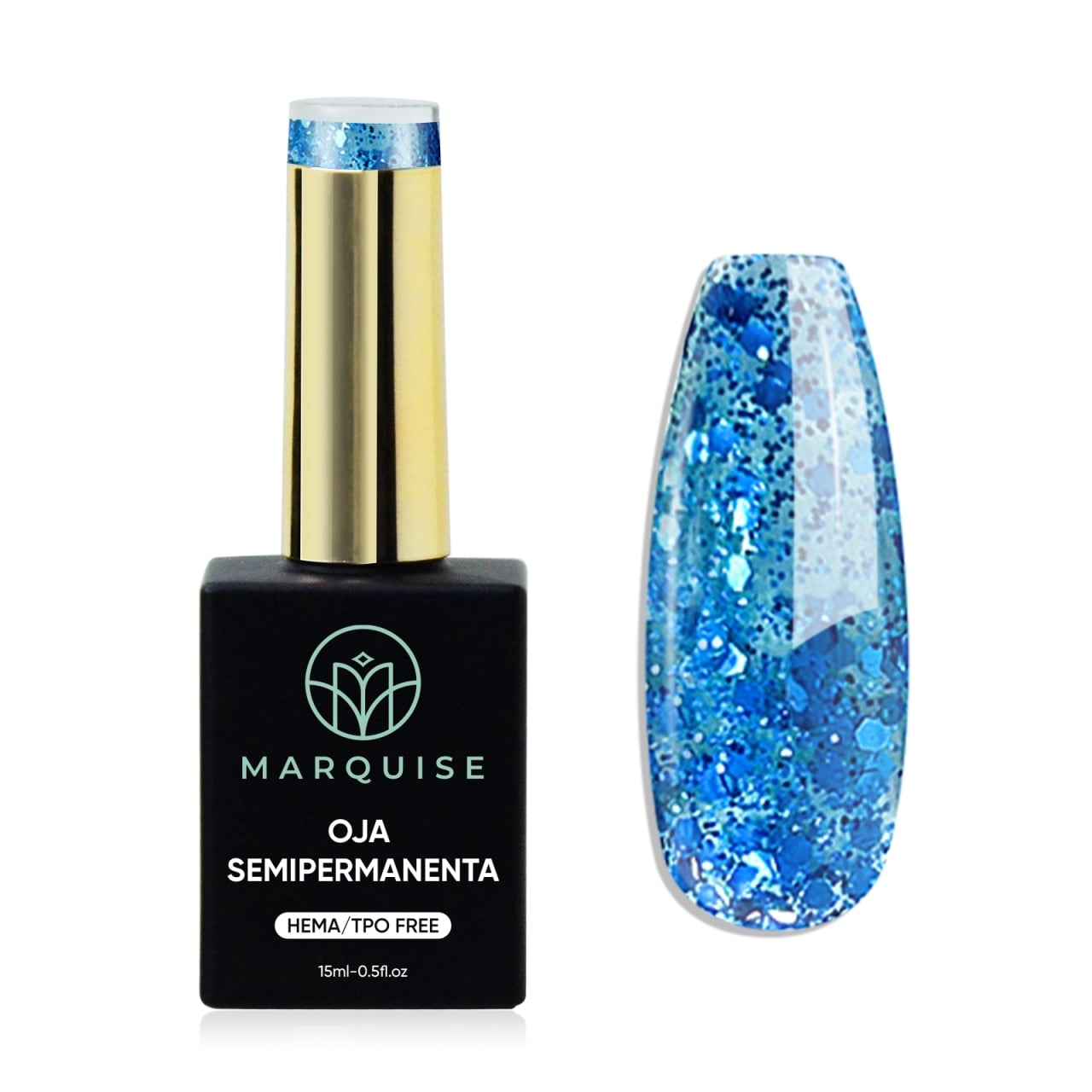 Oja semipermanenta HEMA/TPO FREE, Marquise, Fantasy J947, 15 ml - poza 1