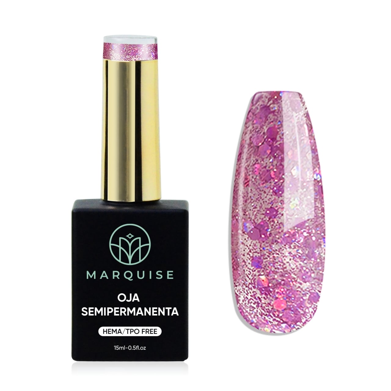 Oja semipermanenta HEMA/TPO FREE, Marquise, Fantasy J950, 15 ml - poza 1