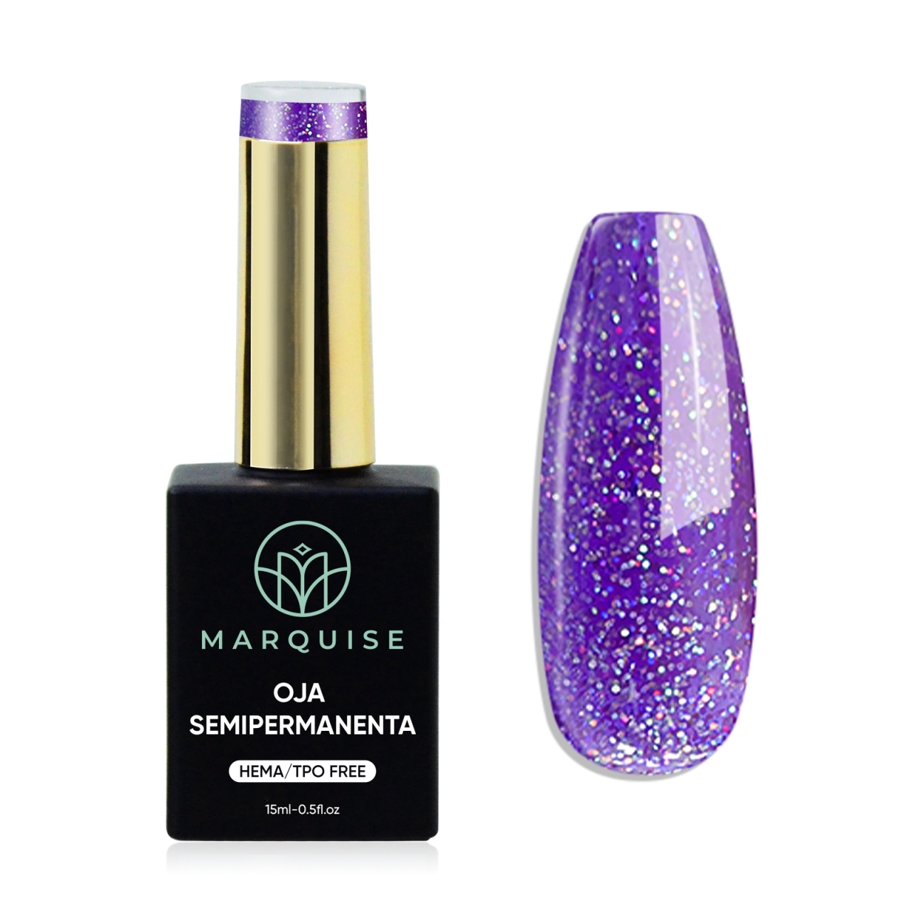 Oja semipermanenta HEMA/TPO FREE, Marquise, Fantasy J969, 15 ml - poza 1