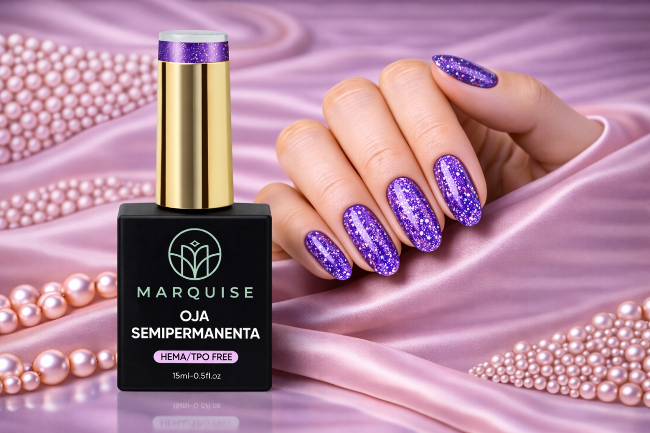 Oja semipermanenta HEMA/TPO FREE, Marquise, Fantasy J969, 15 ml - poza 2