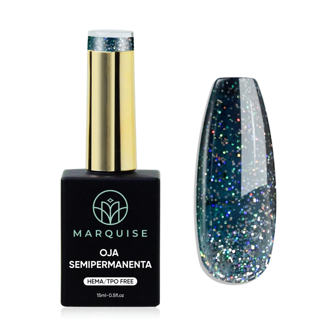 Oja semipermanenta HEMA/TPO FREE, Marquise, Fantasy J980, 15 ml - poza 1