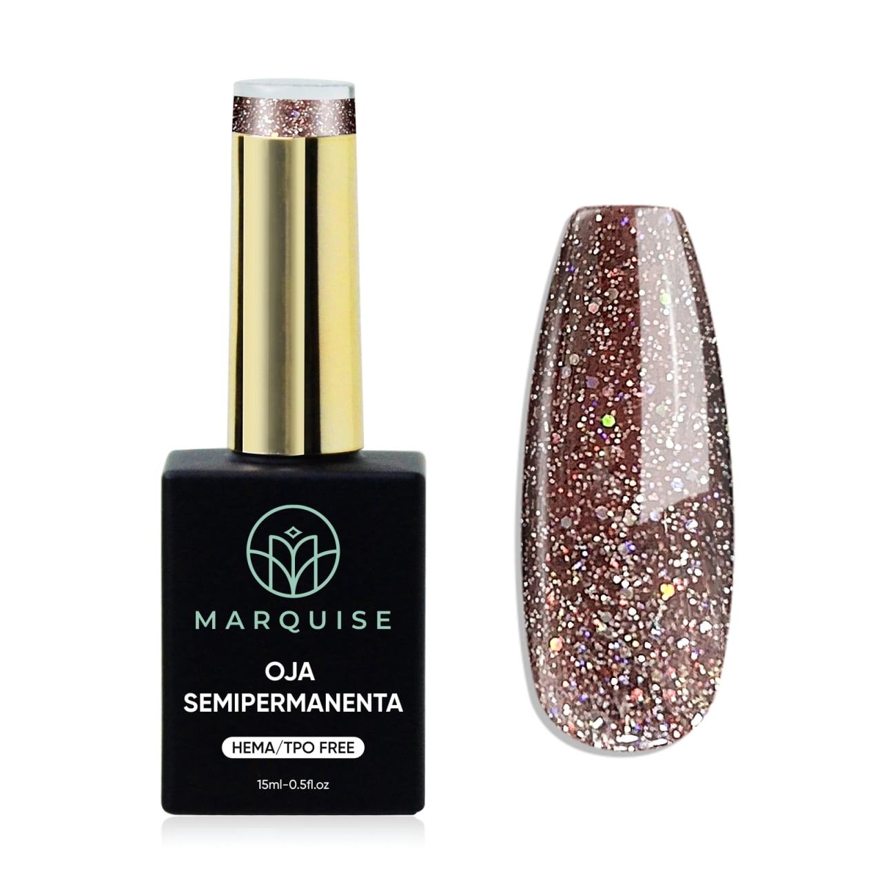 Oja semipermanenta HEMA/TPO FREE, Marquise, Fantasy J988, 15 ml - poza 1