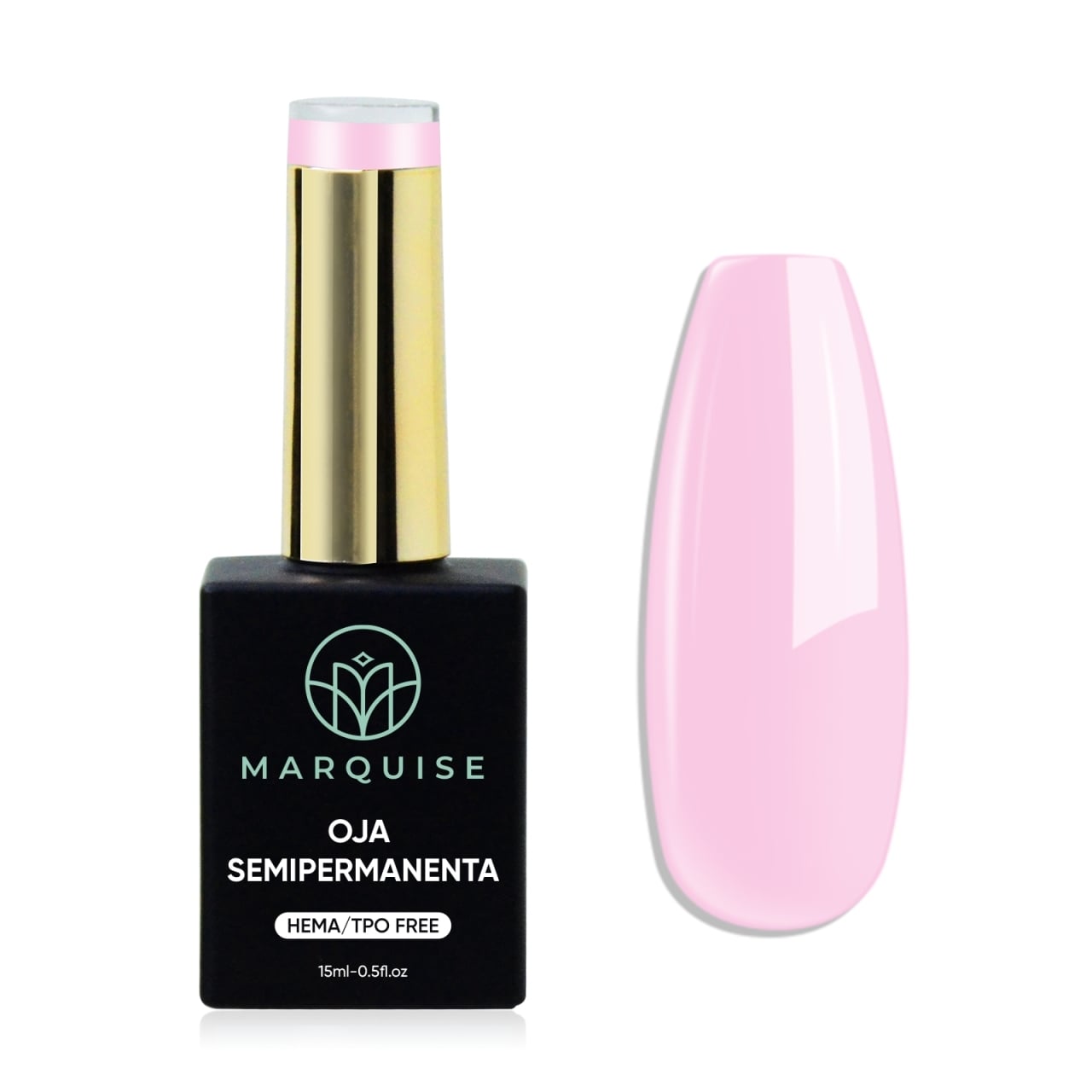 Oja semipermanenta HEMA/TPO FREE, Marquise, Nude LTS010, 15 ml