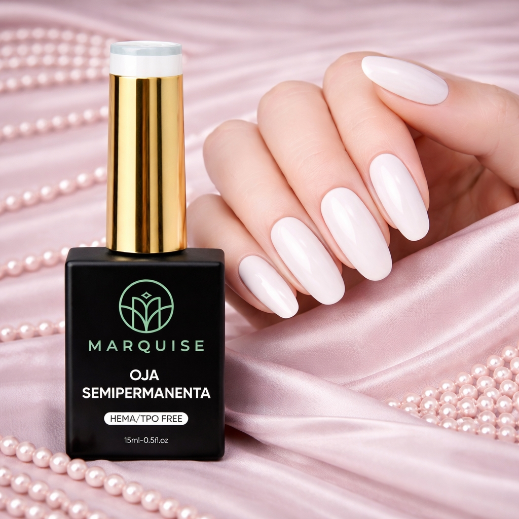 Oja semipermanenta HEMA/TPO FREE, Marquise, Nude LTS02, 15 ml - poza 2