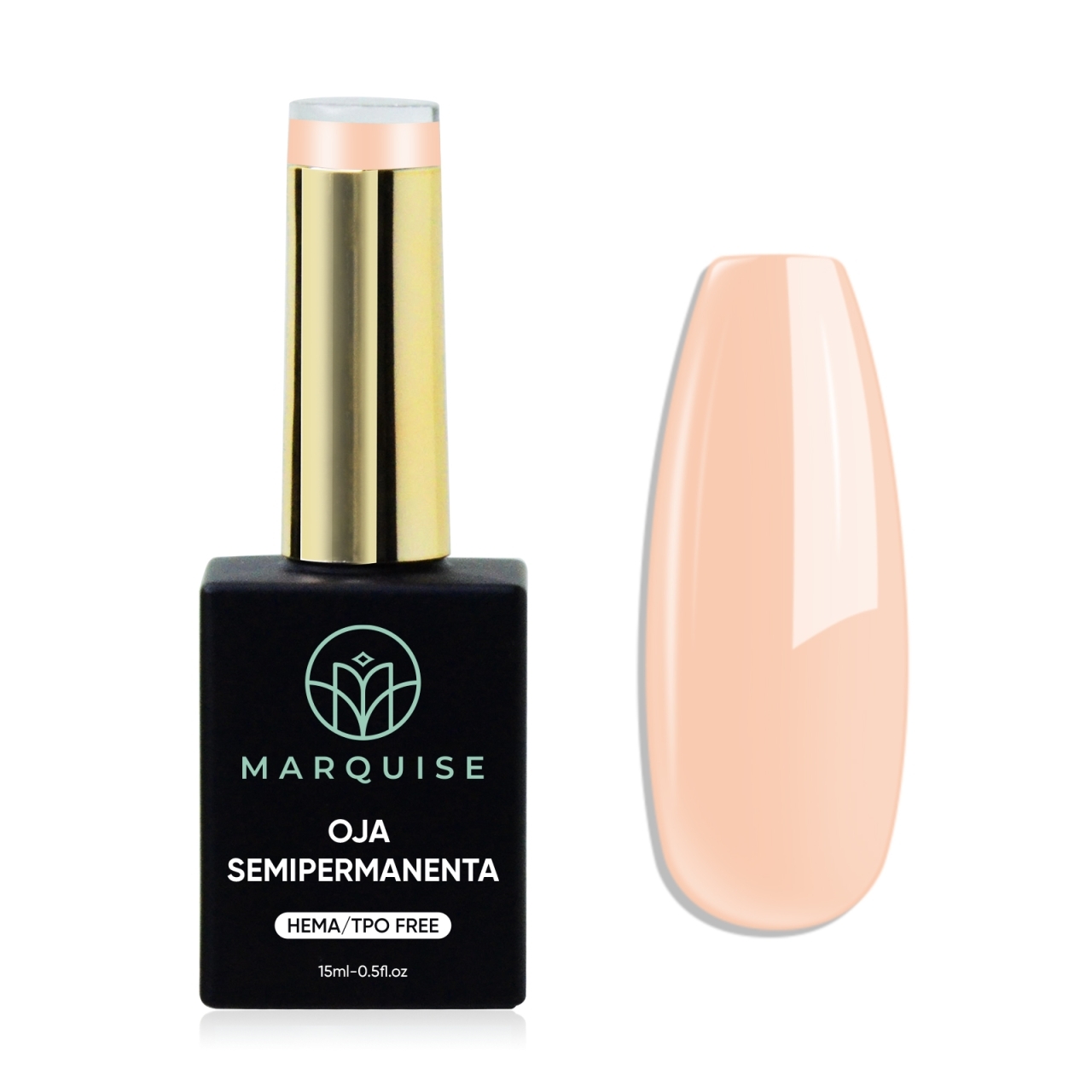 Oja semipermanenta HEMA/TPO FREE, Marquise, Nude LTS06, 15 ml