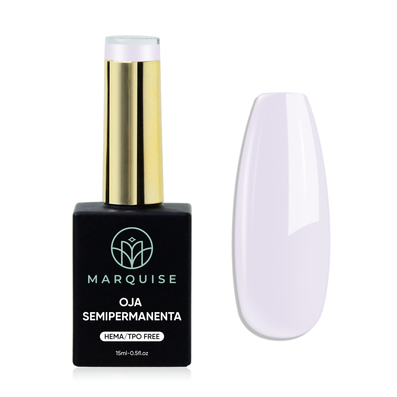 Oja semipermanenta HEMA/TPO FREE, Marquise, Pure Color JY009, 15 ml - poza 1