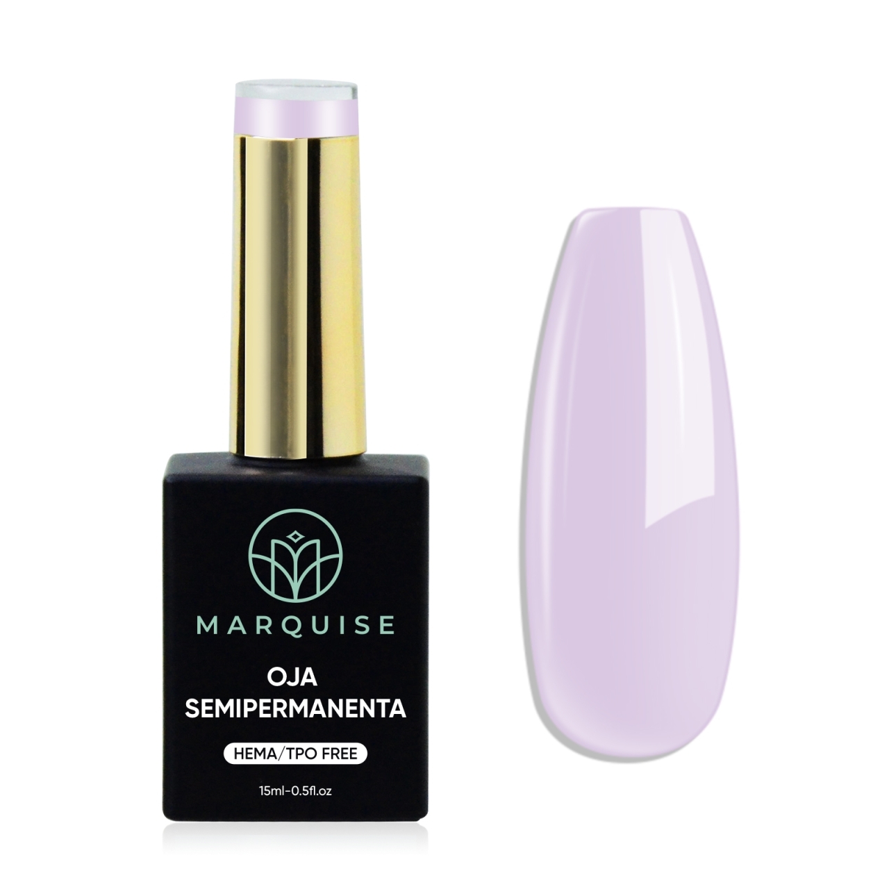 Oja semipermanenta HEMA/TPO FREE, Marquise, Pure Color JY010, 15 ml - poza 1