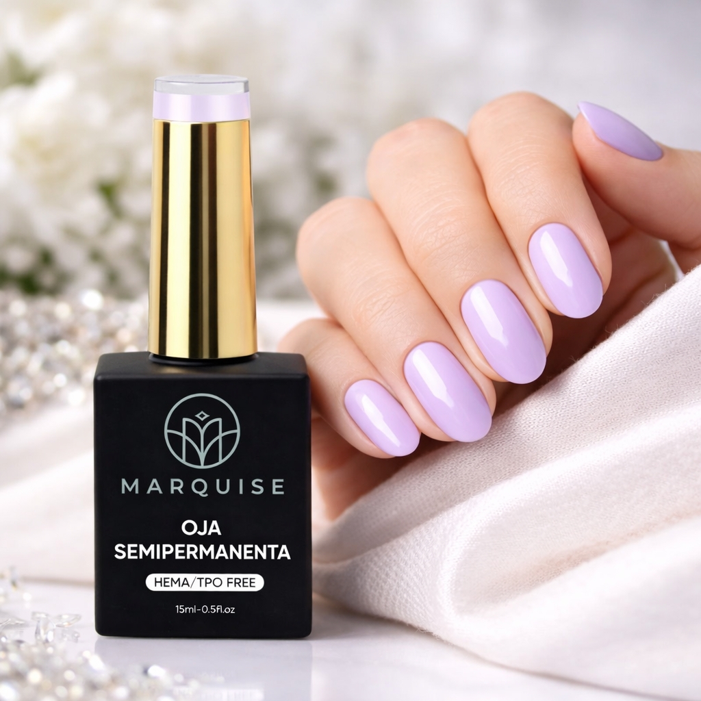 Oja semipermanenta HEMA/TPO FREE, Marquise, Pure Color JY010, 15 ml - poza 2