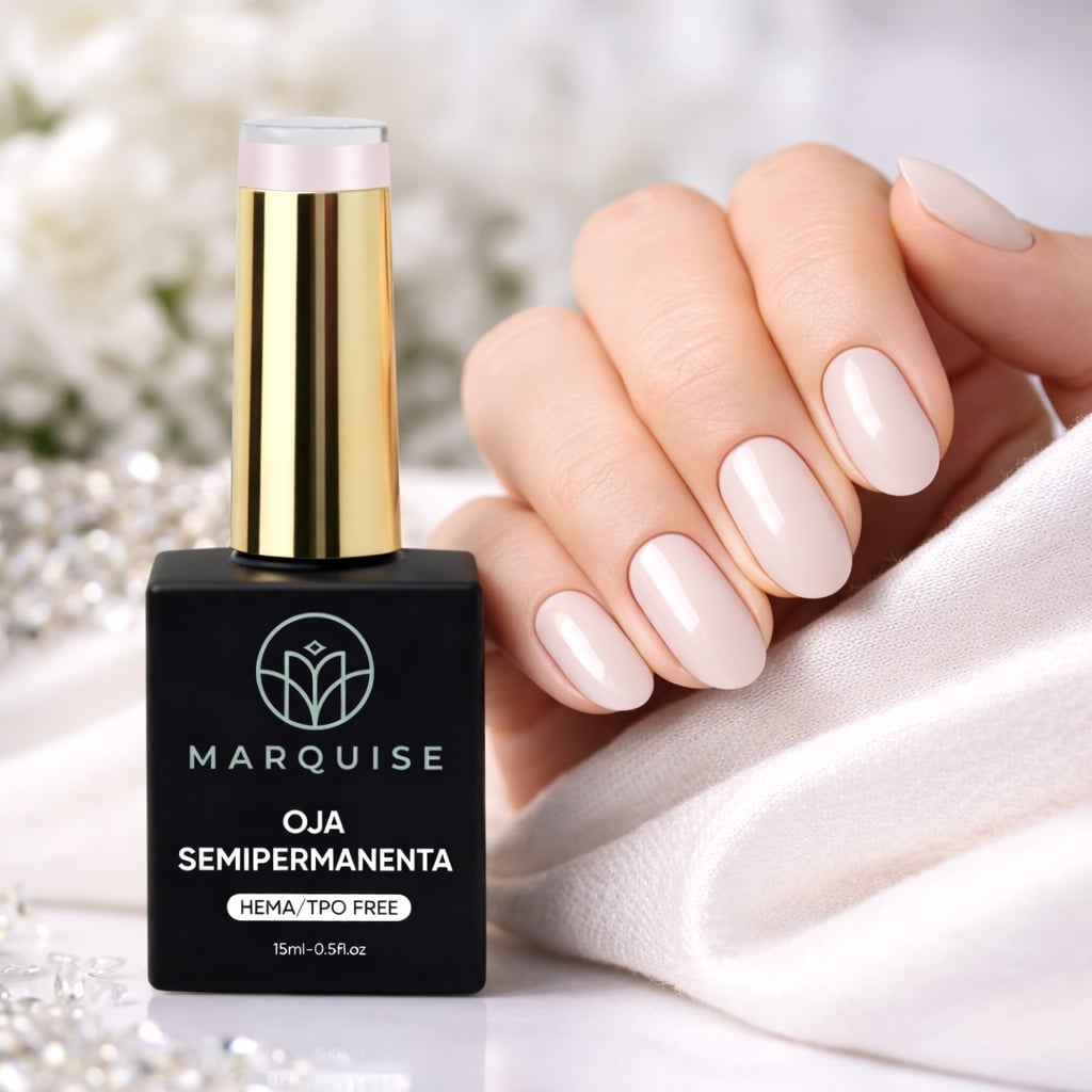 Oja semipermanenta HEMA/TPO FREE, Marquise, Pure Color JY014, 15 ml - poza 2
