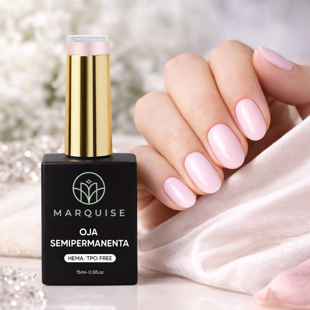Oja semipermanenta HEMA/TPO FREE, Marquise, Pure Color JY015, 15 ml - poza 2