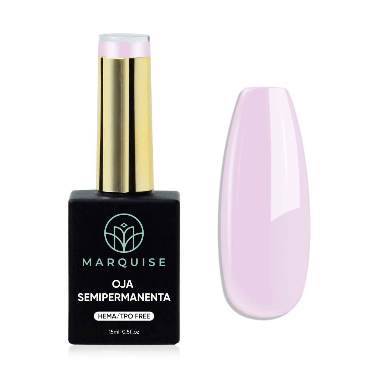 Oja semipermanenta HEMA/TPO FREE, Marquise, Pure Color JY016, 15 ml - poza 1