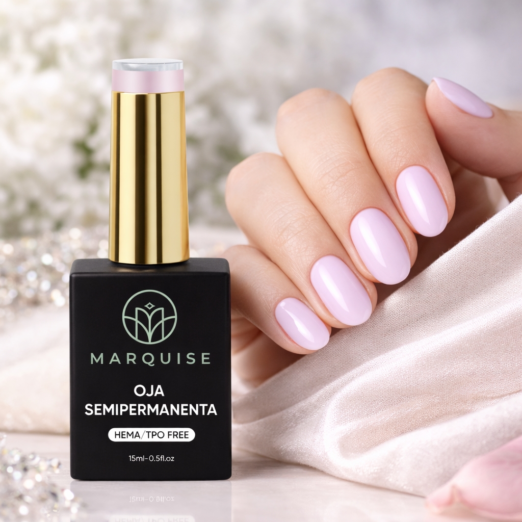 Oja semipermanenta HEMA/TPO FREE, Marquise, Pure Color JY016, 15 ml - poza 2