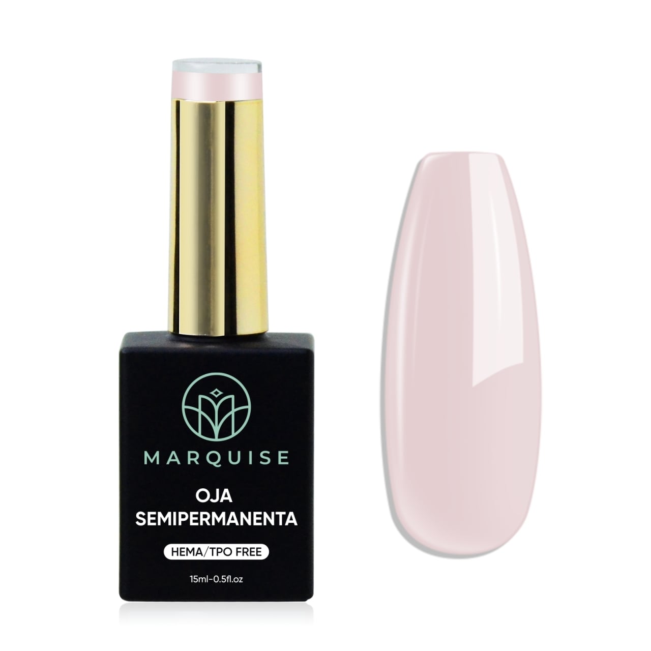 Oja semipermanenta HEMA/TPO FREE, Marquise, Pure Color JY018, 15 ml - poza 1