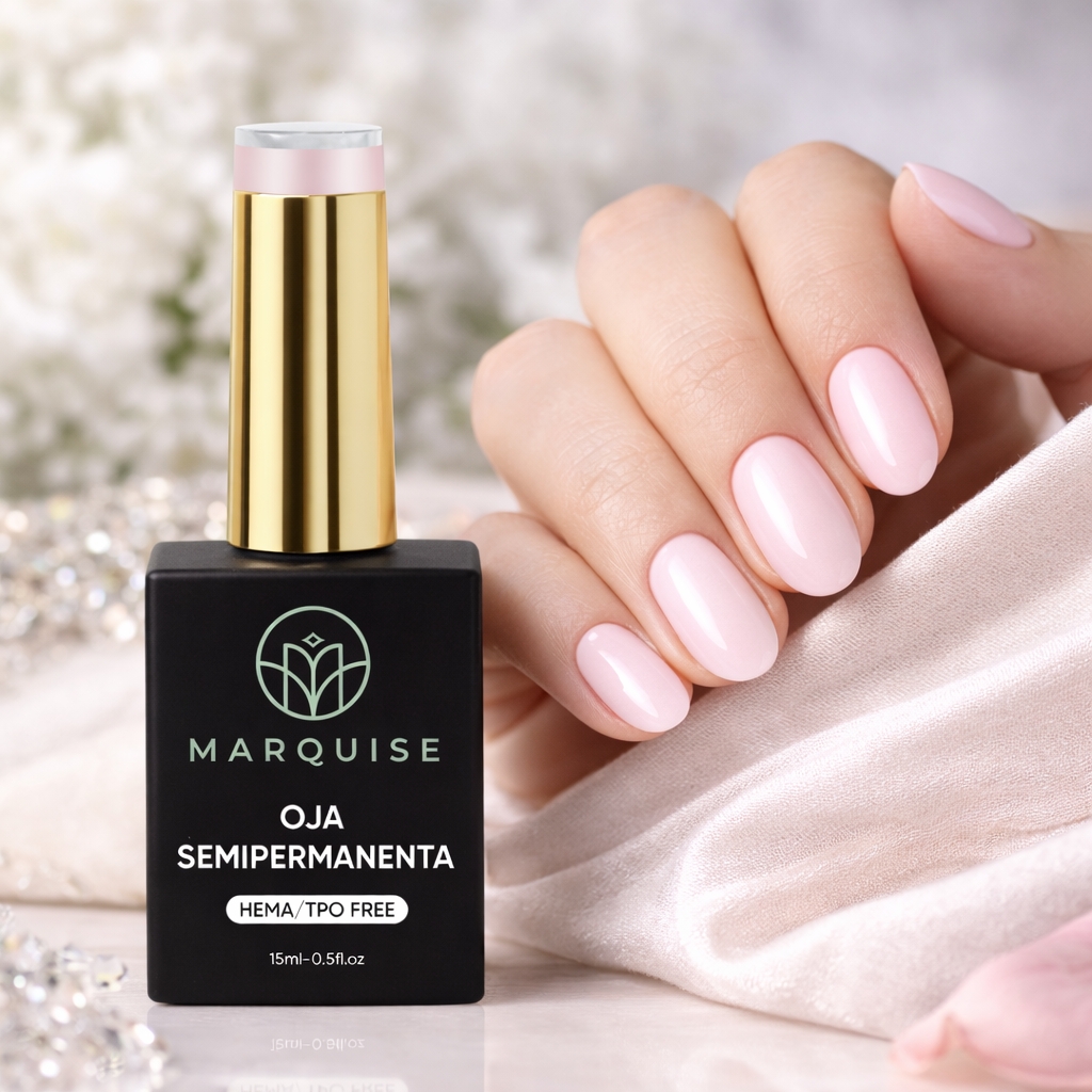 Oja semipermanenta HEMA/TPO FREE, Marquise, Pure Color JY018, 15 ml - poza 2