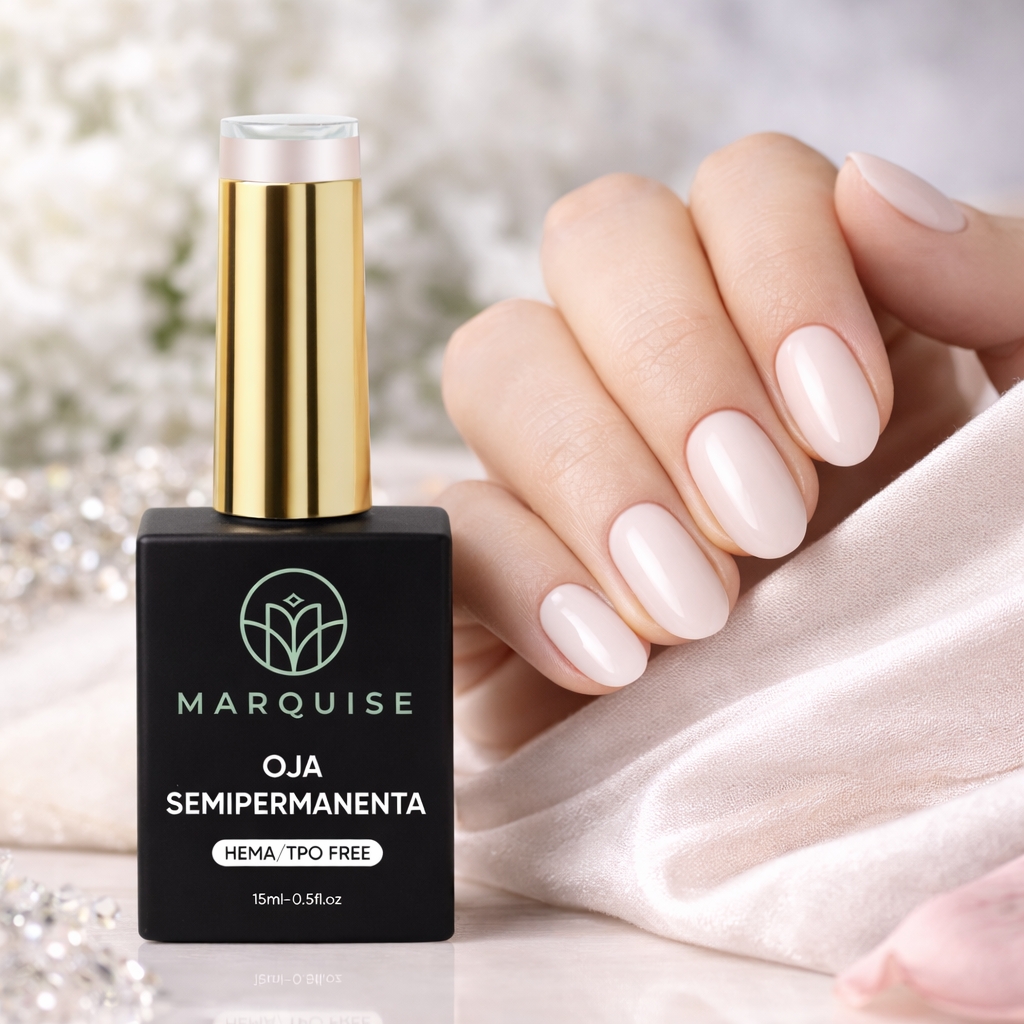 Oja semipermanenta HEMA/TPO FREE, Marquise, Pure Color JY029, 15 ml - poza 2
