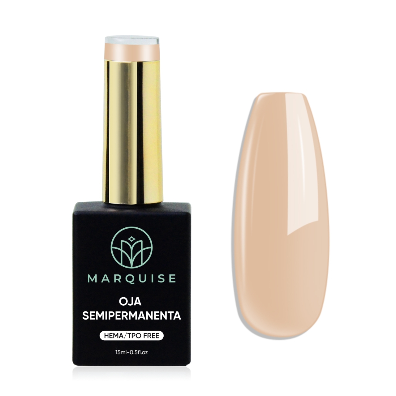 Oja semipermanenta HEMA/TPO FREE, Marquise, Pure Color JY036, 15 ml - poza 1