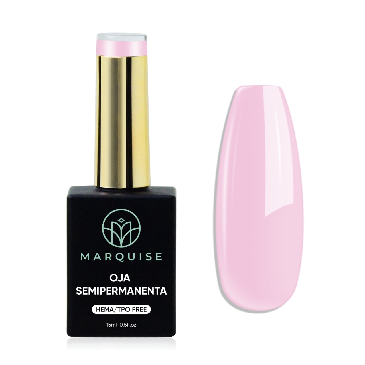 Oja semipermanenta HEMA/TPO FREE, Marquise, Pure Color JY054, 15 ml - poza 1