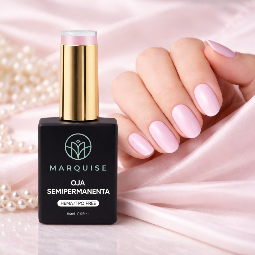 Oja semipermanenta HEMA/TPO FREE, Marquise, Pure Color JY059, 15 ml - poza 2