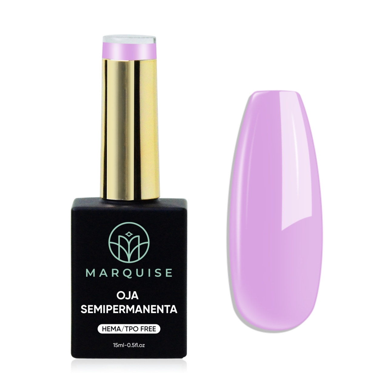 Oja semipermanenta HEMA/TPO FREE, Marquise, Pure Color JY065, 15 ml - poza 1