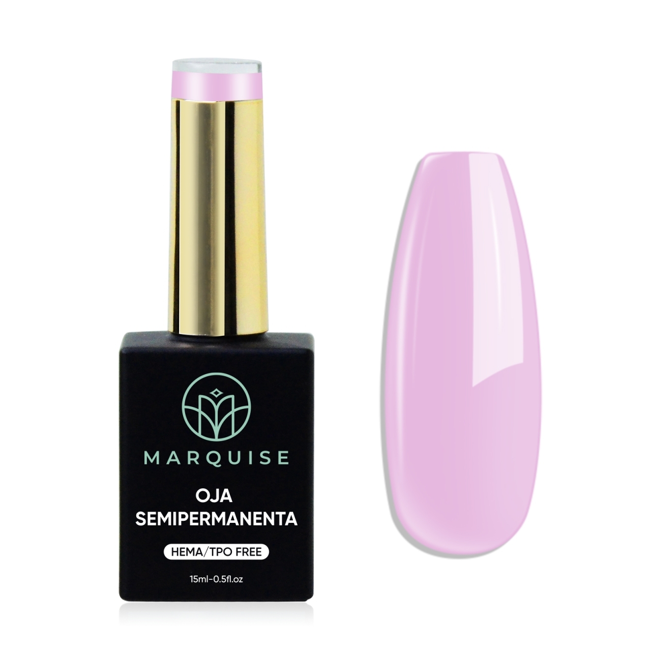 Oja semipermanenta HEMA/TPO FREE, Marquise, Pure Color JY066, 15 ml - poza 1