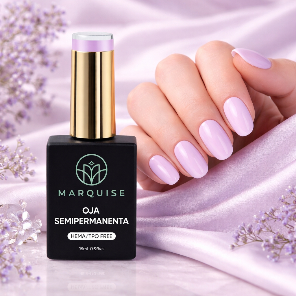 Oja semipermanenta HEMA/TPO FREE, Marquise, Pure Color JY066, 15 ml - poza 2
