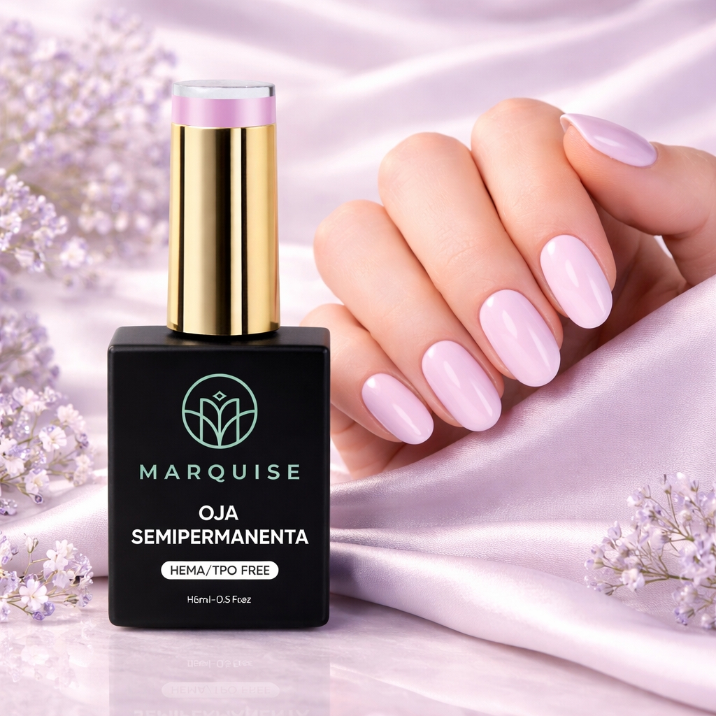 Oja semipermanenta HEMA/TPO FREE, Marquise, Pure Color JY068, 15 ml - poza 2