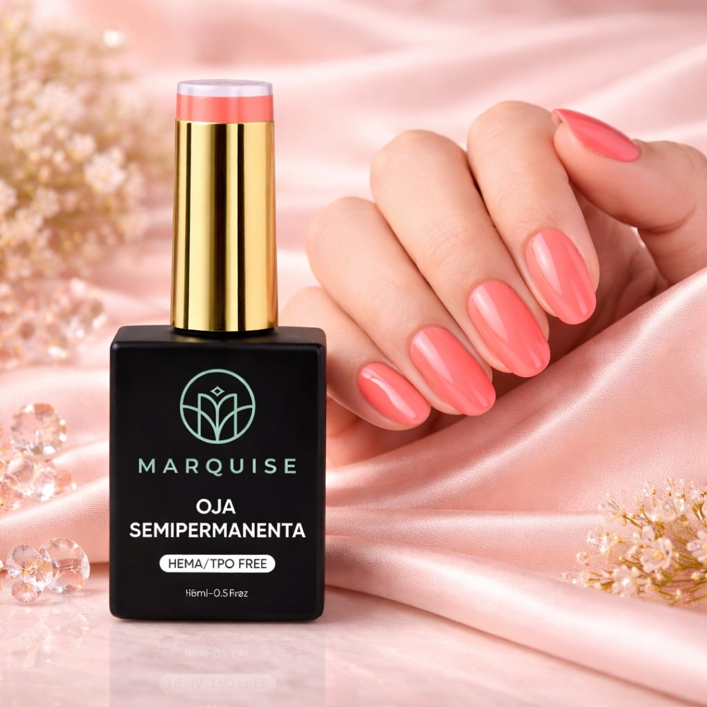 Oja semipermanenta HEMA/TPO FREE, Marquise, Pure Color JY101, 15 ml - poza 2
