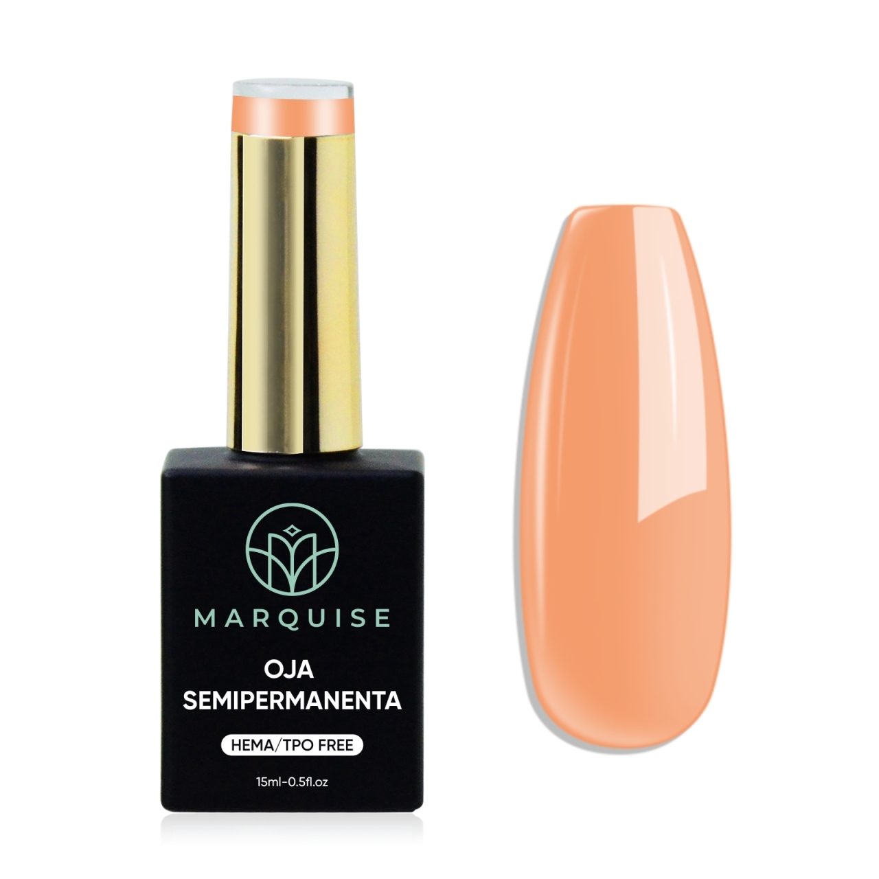 Oja semipermanenta HEMA/TPO FREE, Marquise, Pure Color JY105, 15 ml - poza 1